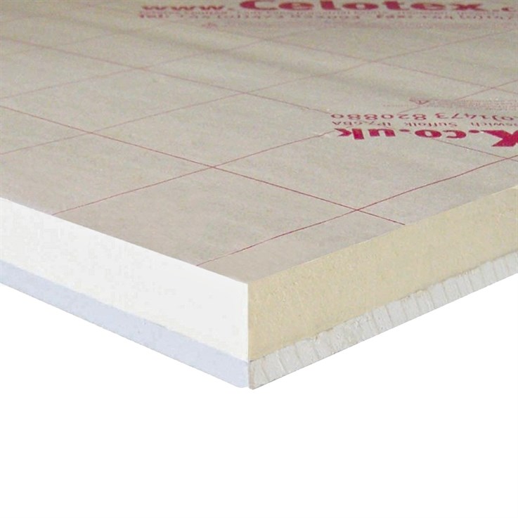 Celotex PL4040 PIR Thermal Board 2400x1200x40+12.5mm P/B